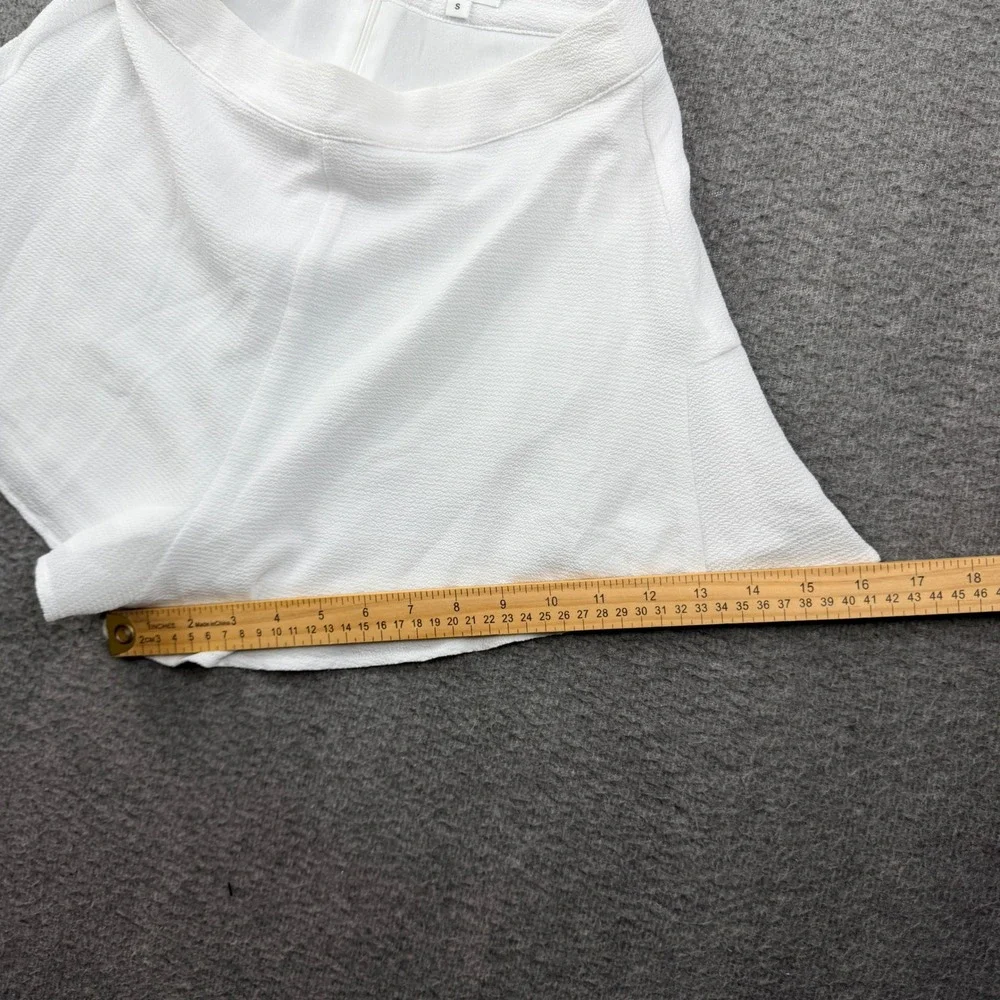 Superdown White Textured Skort Shorts Mini Skirt Small